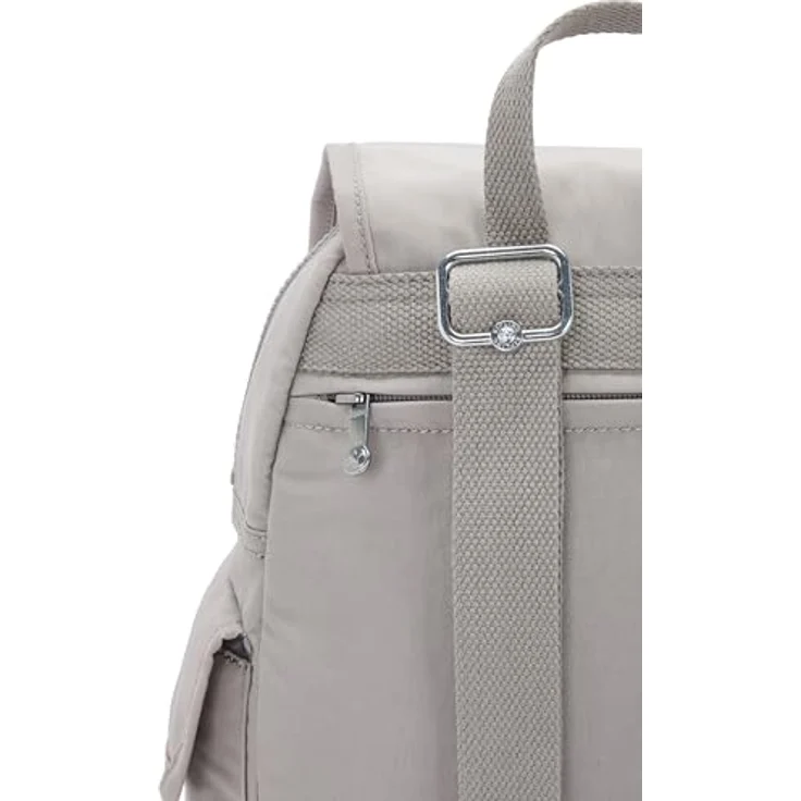 Kipling Basic City Pack S, City Rucksack 33 cm, grau, 100% Polyamid, kompakte Größe 27 cm x 19 cm x 33,5 cm – Bild 4
