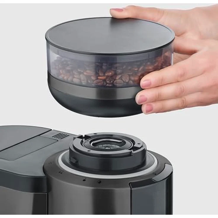 Severin KA4849, Filterkaffeemaschine, Schwarz, mit Vollautomatischer „Cup Control“ und Goldton-Filter – Bild 5