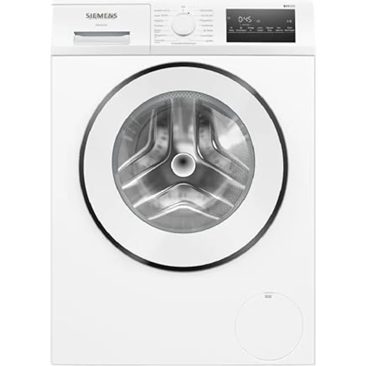 Siemens WM14N226, Freistehende Waschmaschine mit 8 kg Kapazität, Geräuschklasse A, weiß