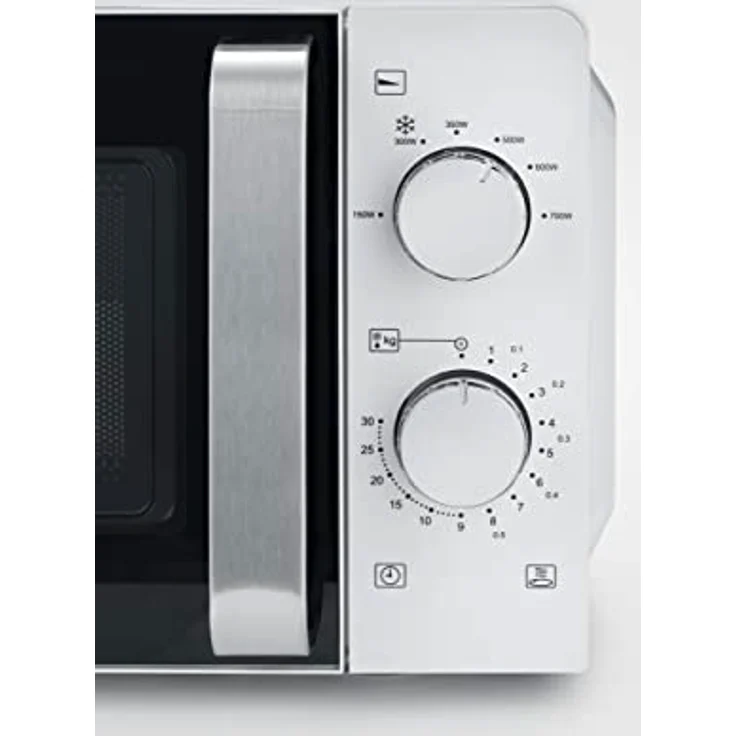 Severin MW 7887 Mikrowelle, Standgerät, 17 Liter Garraum, Drehregler, weiß – Bild 4