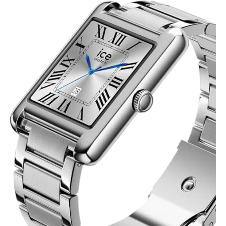 ICE-WATCH Ice smart TKS 2.0, Silbergraue Smartwatch mit Edelstahlarmband, wasserdicht und 1,41 Zoll AMOLED-Display, 025381 – Bild 3