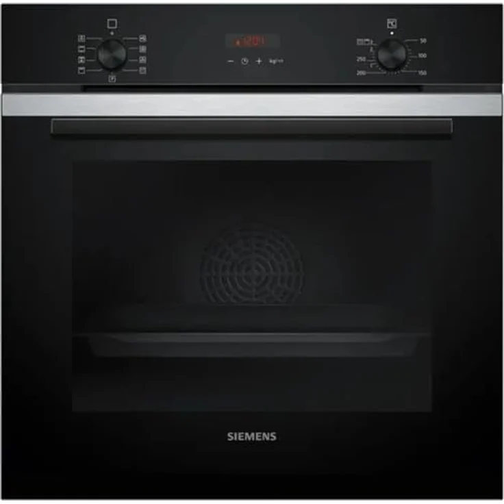 Siemens HB273ABS3 Pyrolyse Backofen Edelstahl, 5 Funktionen, Automatikprogramme und 3D Heißluft – Bild 1