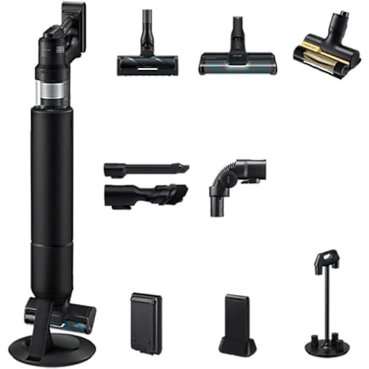 SAMSUNG VS90F40DEK/WA, Bespoke Jet Ultra Complete extra, Handstaubsauger mit 400 W, 2 Batterien, HEPA-Filter, Schwarz – Bild 1
