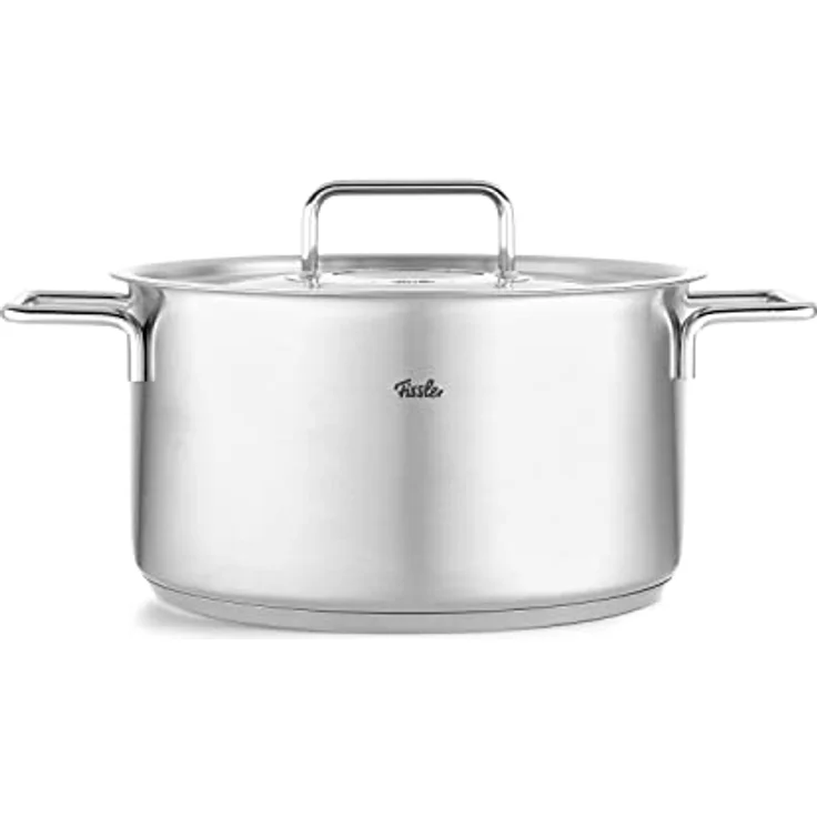 Fissler Pure Collection / Edelstahl-Kochtopf (Ø 24 cm, 5,7L) Töpfe inkl. Metall-Deckel, Innen-Skalierung – Induktion – Bild 2