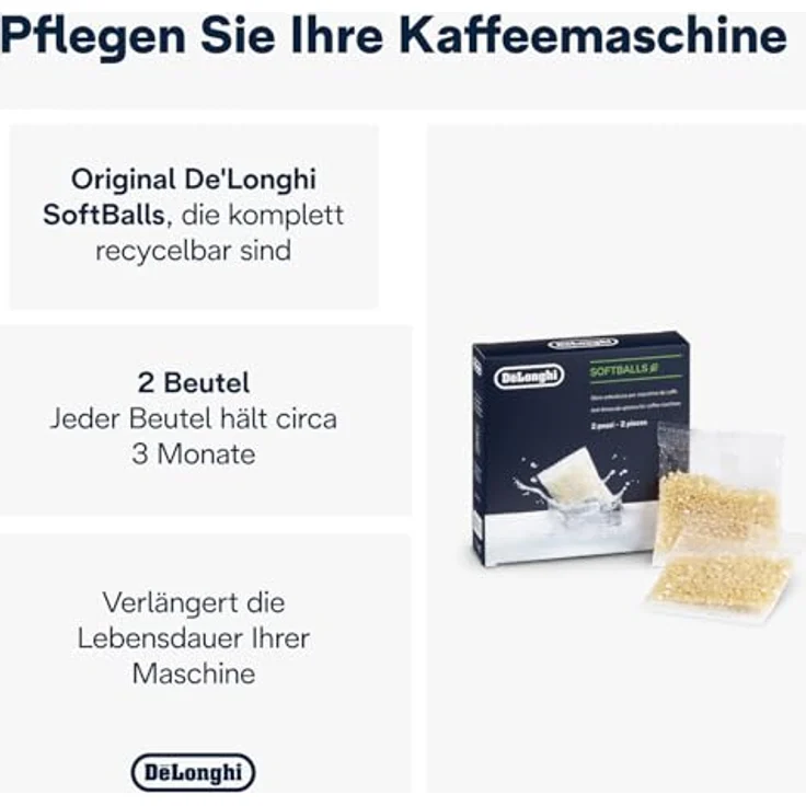 De'Longhi Softballs zur Vorbeugung von Kalkablagerungen, DLSC551 – Bild 2