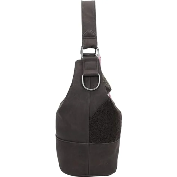 Fritzi aus Preußen Olga Schultertasche, Handtasche 27 cm, Braun mit Magnetverschluss und geräumigem Hauptfach – Bild 6