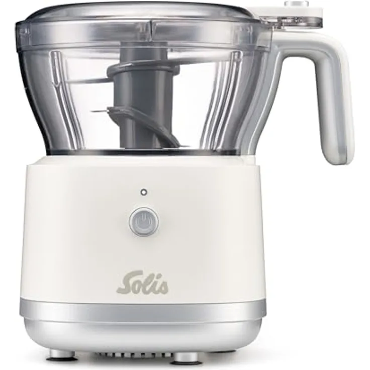 Solis Standmixer, multifunktionaler Zerkleinerer mit Sicherheitsschalter und rutschfesten Füßen, Weiss