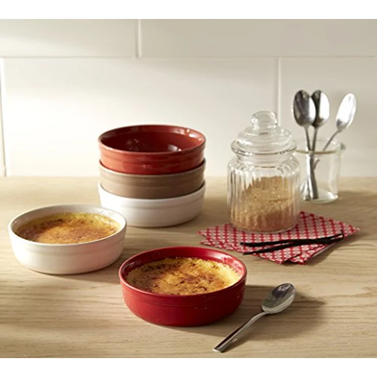 Emile Henry Crème Brûlée Ramekin Dish, Lehm, 2er-Set – Bild 4