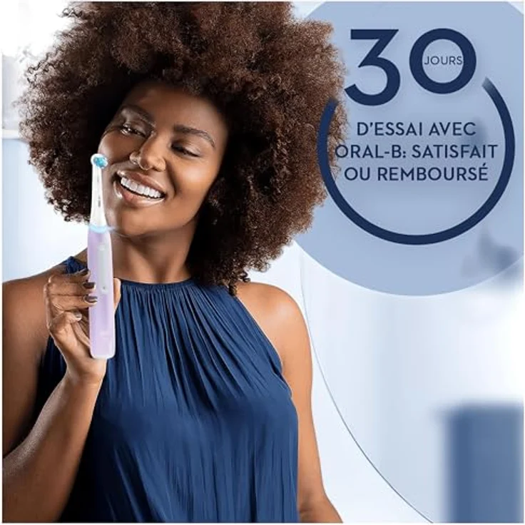 Braun Oral-B iO 4N Elektrische Zahnbürste, Lavendel, mit Bluetooth und Reiseetui für gründliche Mundhygiene – Bild 8