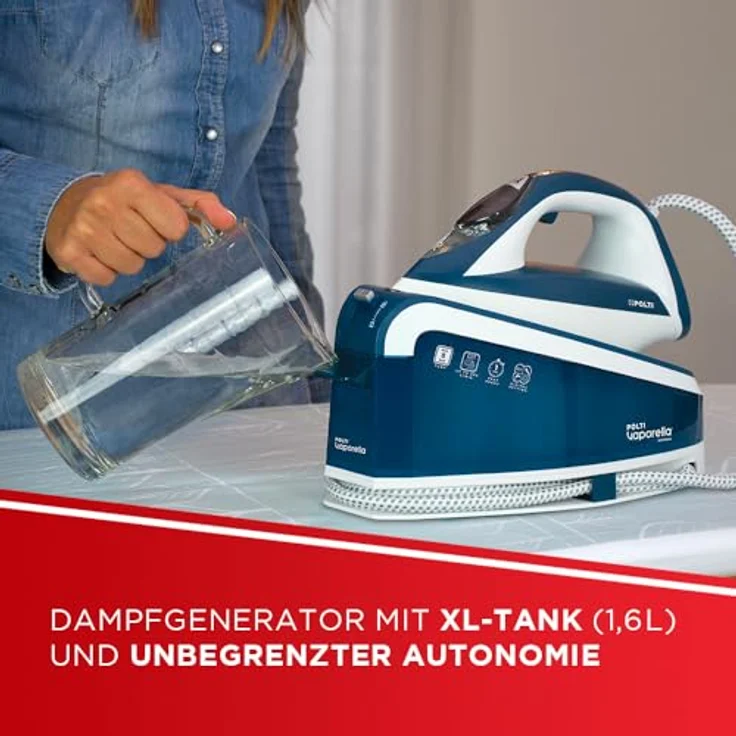 Polti PLEU0244 Vaporella Express VE30.10, 2200, Keramik, 1.6 liters, Bianco E Blu – Bild 5