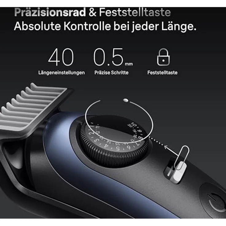 Braun Series 7 BT7520, Barttrimmer Nass&Trocken Rasierer mit Lithium-Ion Akku, 120 Min Laufzeit, Versandkostenfrei, Champions League Tickets gewinnen!* – Bild 4