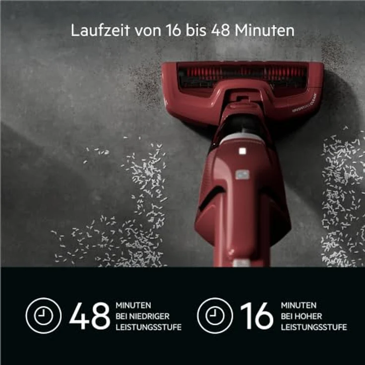 AEG Ergorapido Plus CX7-3-45CR, 2in1 Akku Staubsauger mit 50% stärkeren Saugkraft, rot – Bild 6