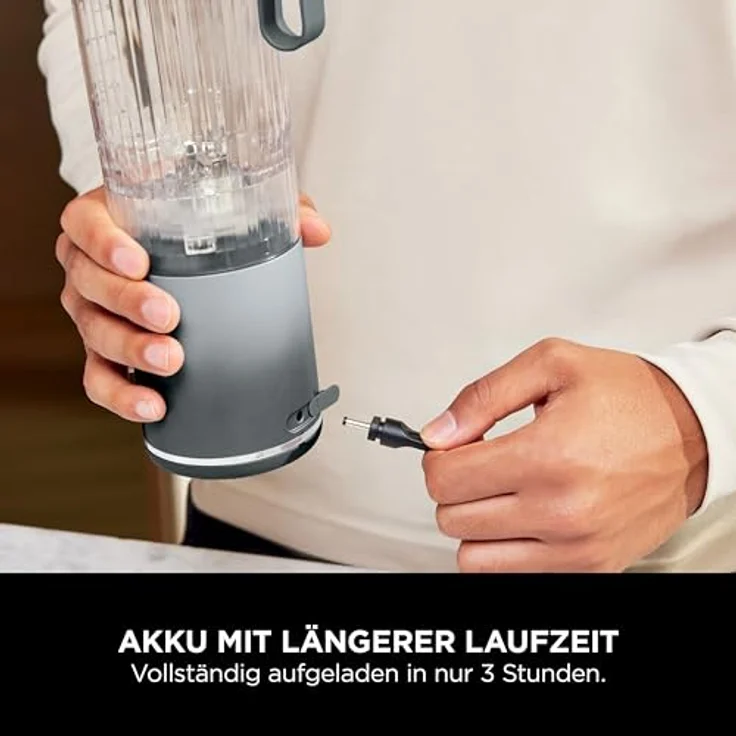 NINJA Blast Max kabelloser Mixer - Silber BC251EUSL, Standmixer mit PowerBlast-Technologie und Auto-iQ-Programmen – Bild 13