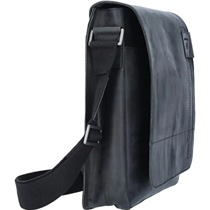 Strellson Richmond Umhängetasche Leder, 31 cm mit Innenfutter und Reißverschlussfach, Schwarz – Bild 3