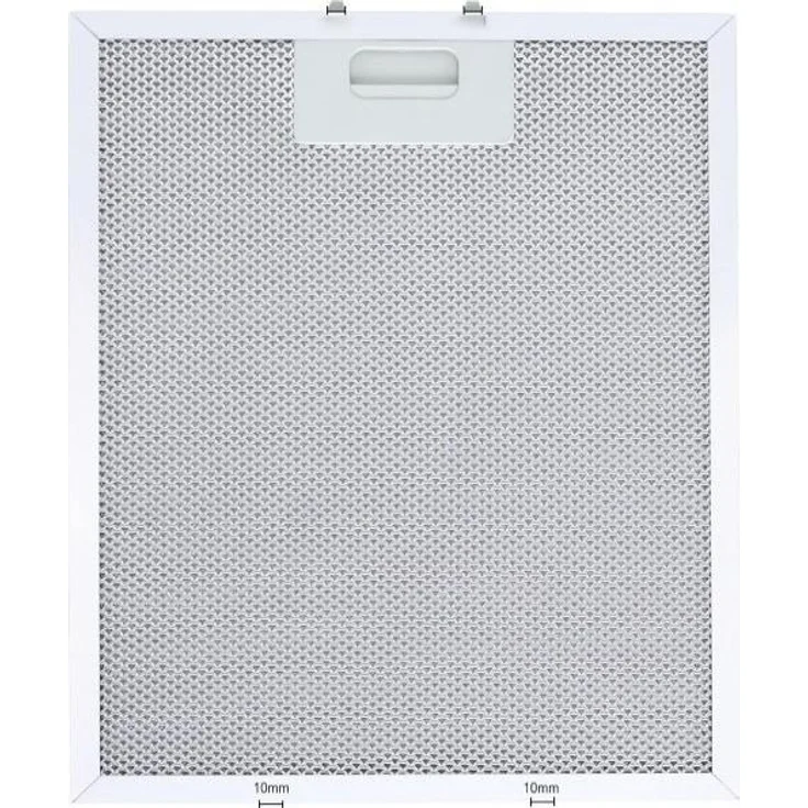 INF Aluminium Fettfilter für Dunstabzugshauben, kompatibel mit Whirlpool, Ikea und Jenn Air, Silber, mit Aktivkohlefilter für verbesserte Luftqualität