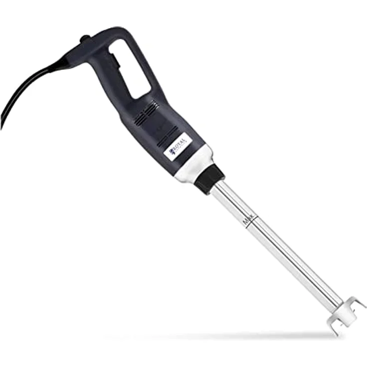 Royal Catering Stabmixer Pürierstab Gastro 500W Edelstahl Handmixer Zerkleinerer Schneebesen, Schwarz - Leistungsstarker 500W Motor, 16.000 U/min, Edelstahl Klinge – Bild 5