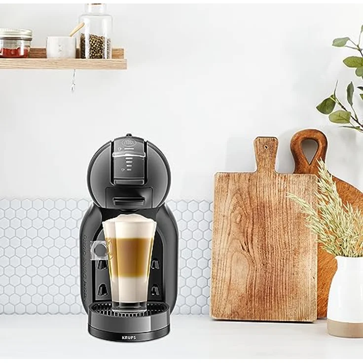 NESCAFÉ® Dolce Gusto® Kapselmaschine KP1238 Mini Me, samtige Crema, Play & Select-Funktion, automatische Abschaltung, schwarz – Bild 6