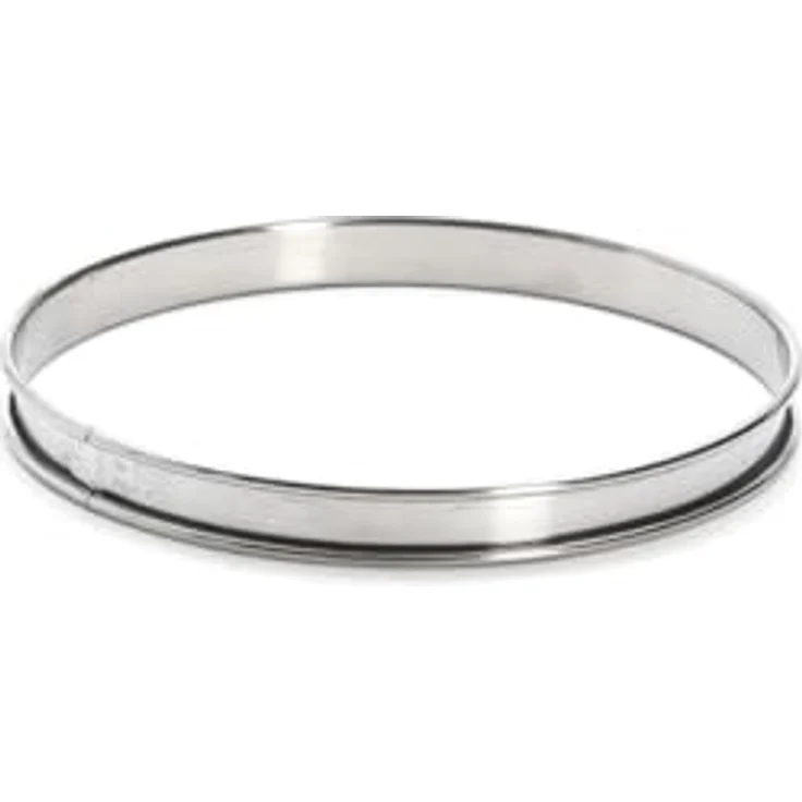 De Buyer 3091.06N – Tortenring, rund, Edelstahl, abgerundeter Rand, Diamètre 20 cm – Bild 2