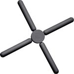 Westmark Topfuntersetzer faltbar – praktischer Tupfuntersetzer zum abstellen von heißen Töpfen und Schüsseln beim Camping oder zu Hause – Ø 22 cm Silikon; PA