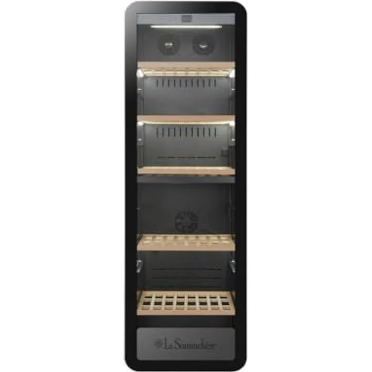 La Sommelière APOGEE190DZN 2-Zonen Weinkühlschrank mit kontrollierter Luftfeuchtigkeit, 181 Flaschen Kapazität, Anti-Vibrations-System, UV-Schutz, schwarz – Bild 3