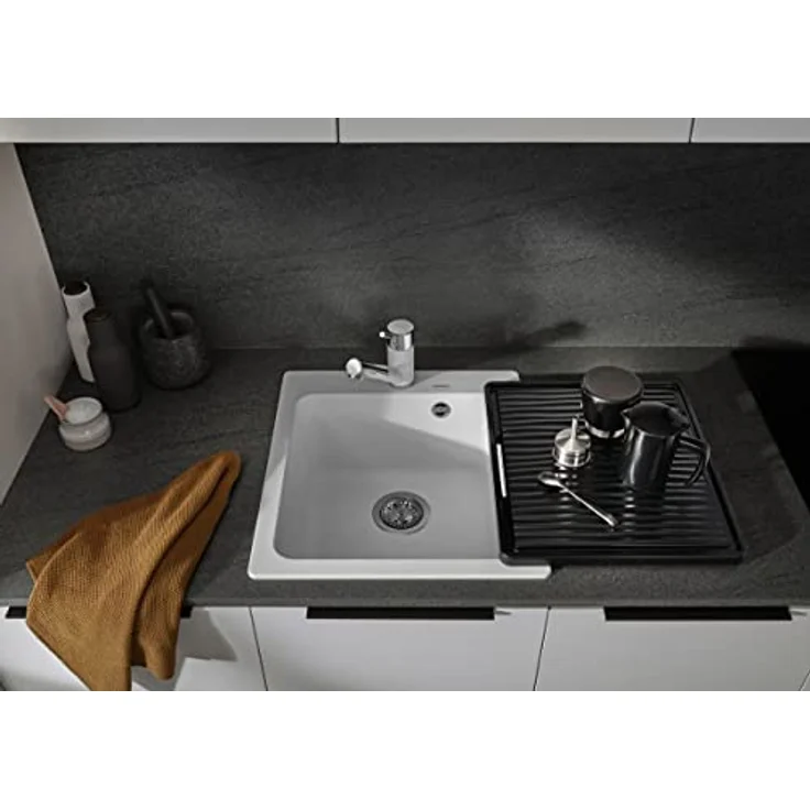 BLANCO Wellentropf | Aus wertigem Kunststoff schwarz / grau | 432 x 382 mm – Bild 1