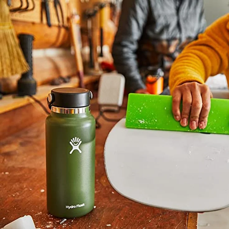 Hydro Flask Trinkflasche Wide Flex Cap, Edelstahl mit TempShield™-Isolierung, 24h Kältenschutz, 12h Wärmeschutz, Pulverbeschichtung in verschiedenen Farben – Bild 8