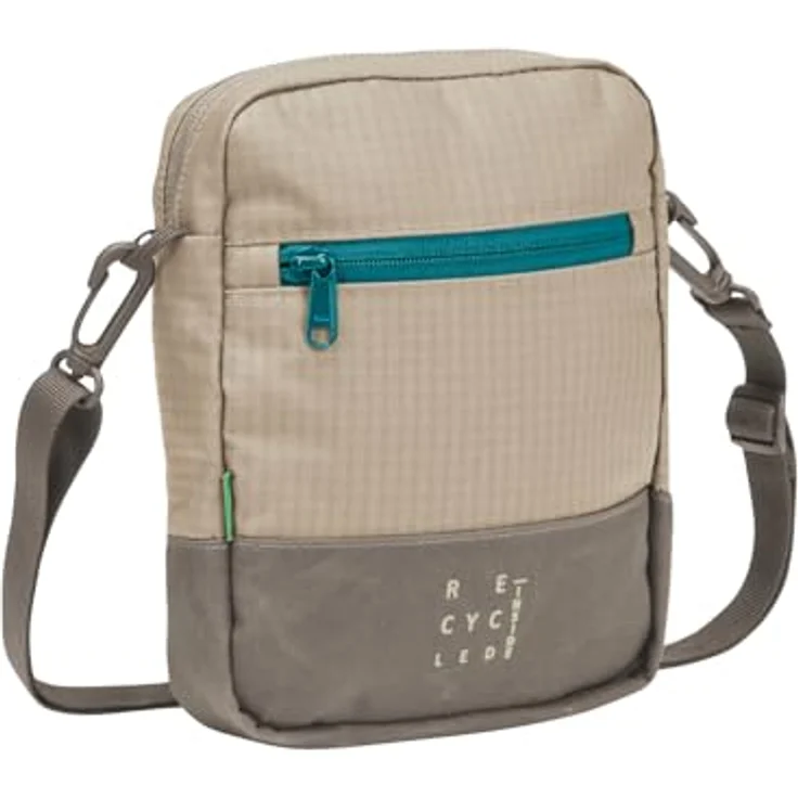 Vaude CityBen Umhängetasche, 17 cm, 100% PET, beige, 17 x 5 x 22 cm – Bild 2