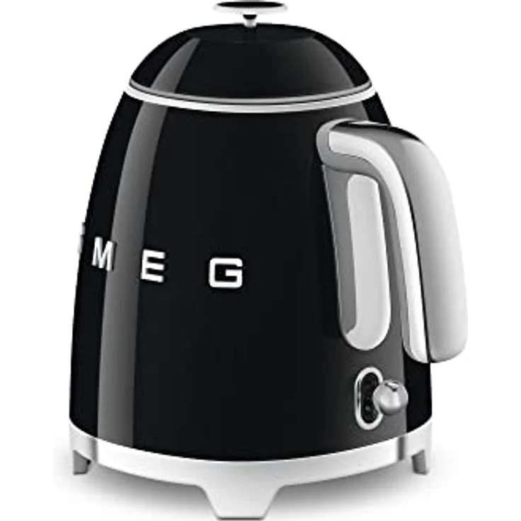 Smeg KLF05BLEU Wasserkocher Mini 50's Style, 1400W, 0,8 L, Kunststoff, Wasserstandsanzeige, schwarz – Bild 6