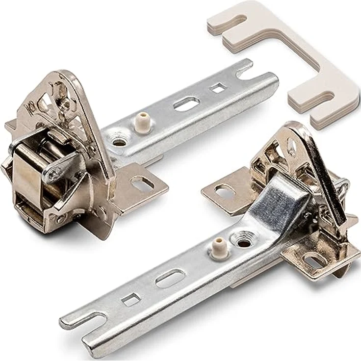 Türscharnier Set Kühlschrank kompatibel/Ersatz für 268698/00268698 Scharniere für Kühlschrank & Gefrierschrank von Bosch, Siemens, Constructa, Neff, Balay – Bild 1
