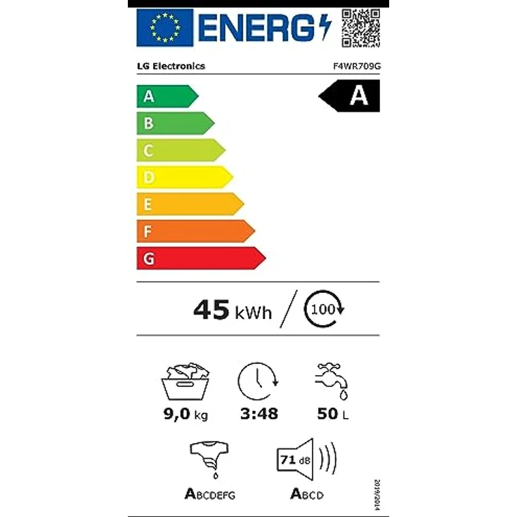 LG Electronics F4WR709G Waschmaschine | 9 kg | Energie A| Steam | Weiss - Preisvergleich – Bild 5