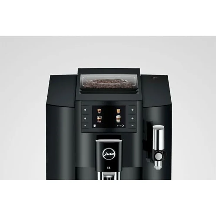 JURA Kaffeevollautomat 15584 E8 Piano Black (EC), einstellbare Tassenfüllmenge, Klartext-Display - Preisvergleich – Bild 5