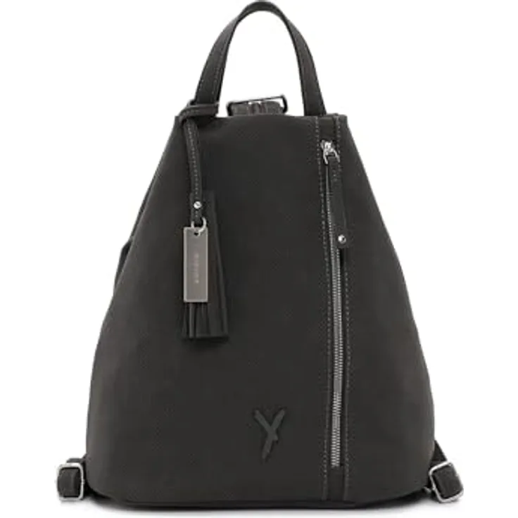Suri Frey SFY Romy City Rucksack, 33 cm, grau, 100% Polyester, 30 cm x 18 cm x 33 cm