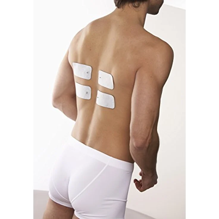 Beurer selbstklebende Gel-Elektroden Pads (Nachkaufset, 50 x 100 mm, passend für Beurer EMS-TENS Geräte) 4er Pack – Bild 2