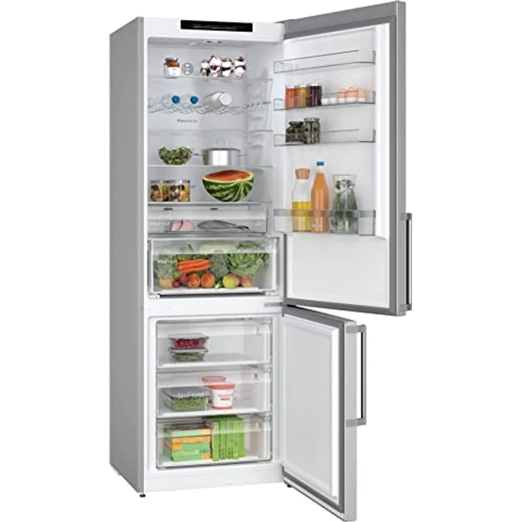 Bosch KGN49VICT Kühl-Gefrierkombination, freistehend, edelstahl mit Antifingerprint, NoFrost, Multi Airflow, 0-Grad-Zone, Schnellkühlen und -gefrieren, Breite 70 cm – Bild 5