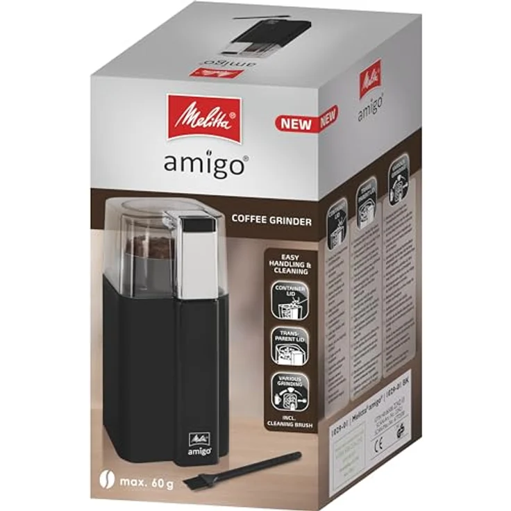 Melitta Amigo Kaffeemühle 1029-01, Kaffeemühle, Schwarz – Bild 2