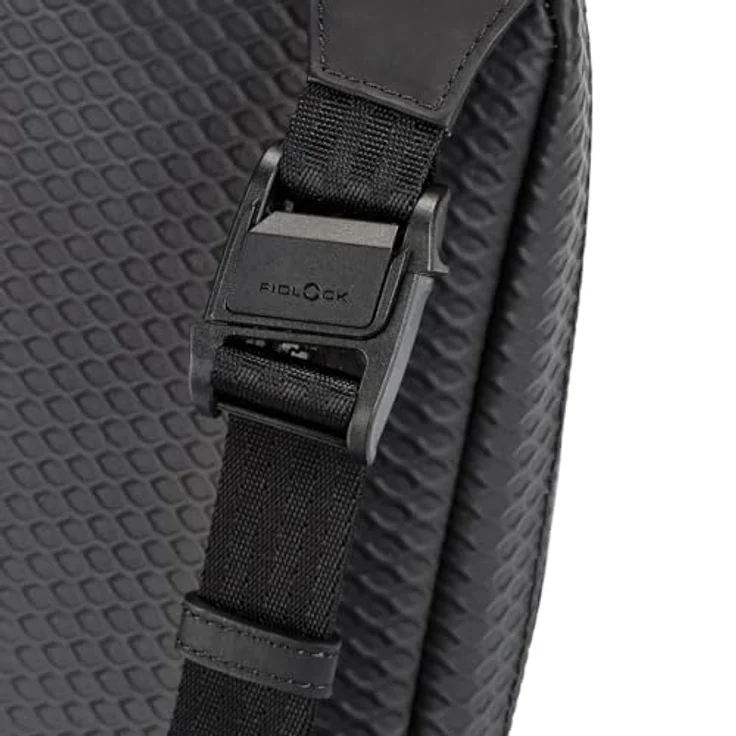Porsche Design Studio Gürteltasche, 26 cm, schwarz, 100% Polycarbonat, kompakte Bauweise – Bild 4