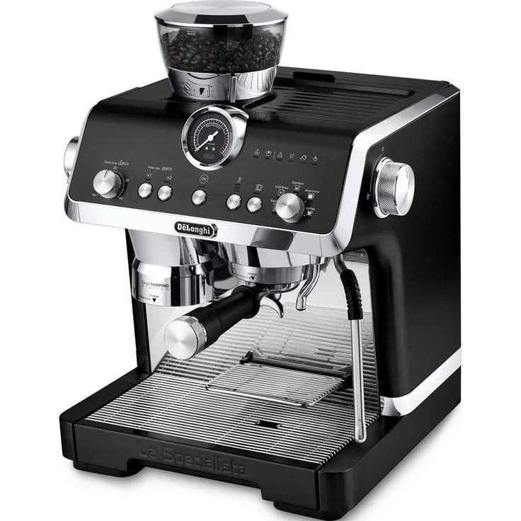 De'Longhi Espressomaschine La Specialista Opera Cold Brew EC9555.BK, Premium Siebträgermaschine mit Smart Tamping Station, 15 Mahlstufen und Edelstahl Milchkännchen, schwarz – Bild 1