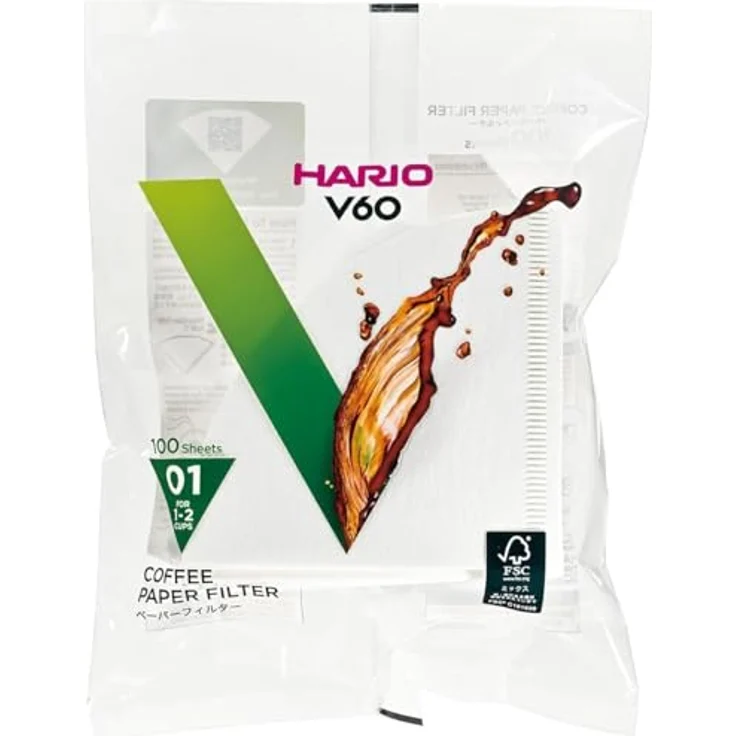 Hario V60 Kaffee filter , Weiß – Bild 2