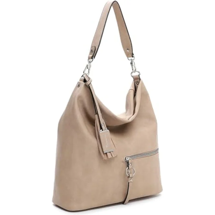 Tamaris Nele Schultertasche 37 cm, braun, 100% Polyurethan, kompakte Größe – Bild 2