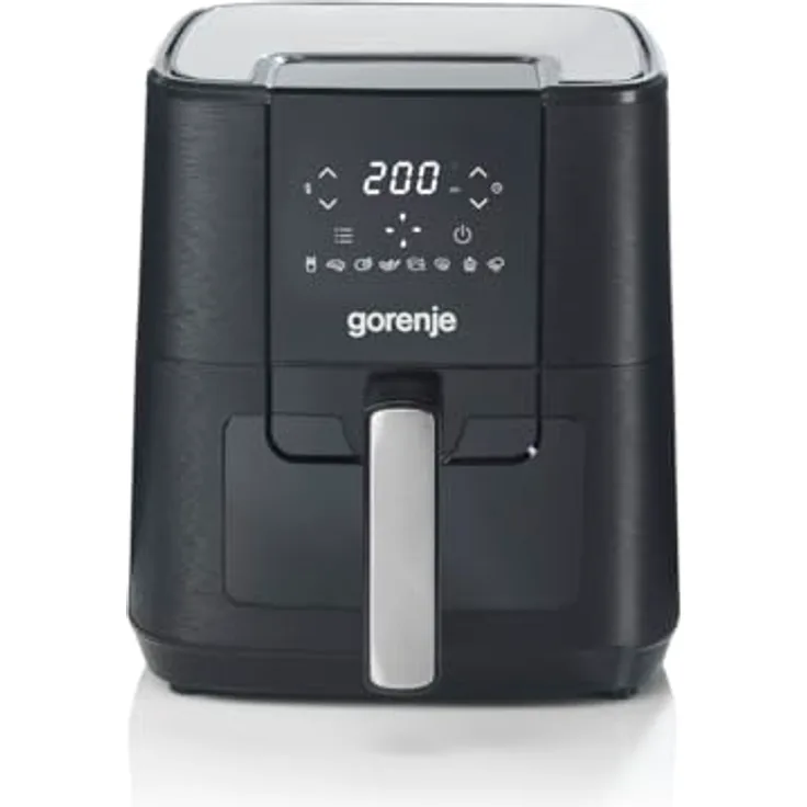 GORENJE Heißluftfritteuse Heißluftfritteuse, 1350 W, mit Sichtfenster, Kunststoffgehäuse, LED-Display, Antihaftbeschichtung