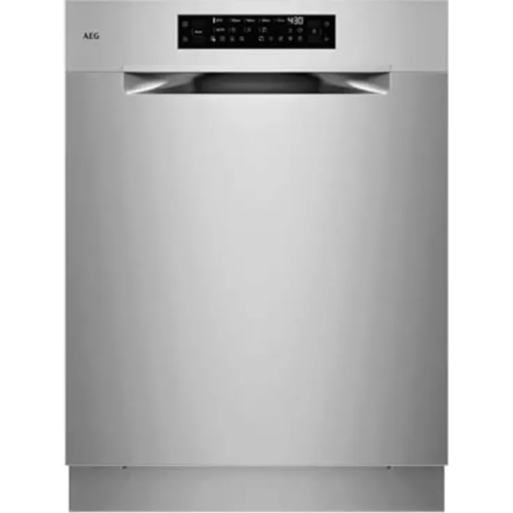 AEG GU8200A2SGM Geschirrspüler 60 cm, WLAN-fähig, 14 Maßgedecke, Edelstahl mit Antifinger-Beschichtung, leiser Betrieb 40 dB