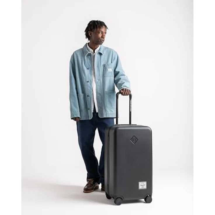 Herschel Heritage Hartschalengepäck, Schwarz, Medium - 27 inch, Nachhaltiges Gepäck mit verstärkten Ecken – Bild 5