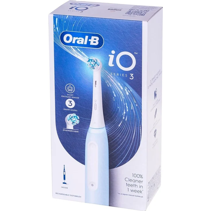 Braun Oral-B Ioseries3ice Elektrische Zahnbürste Durchsichtig One Size