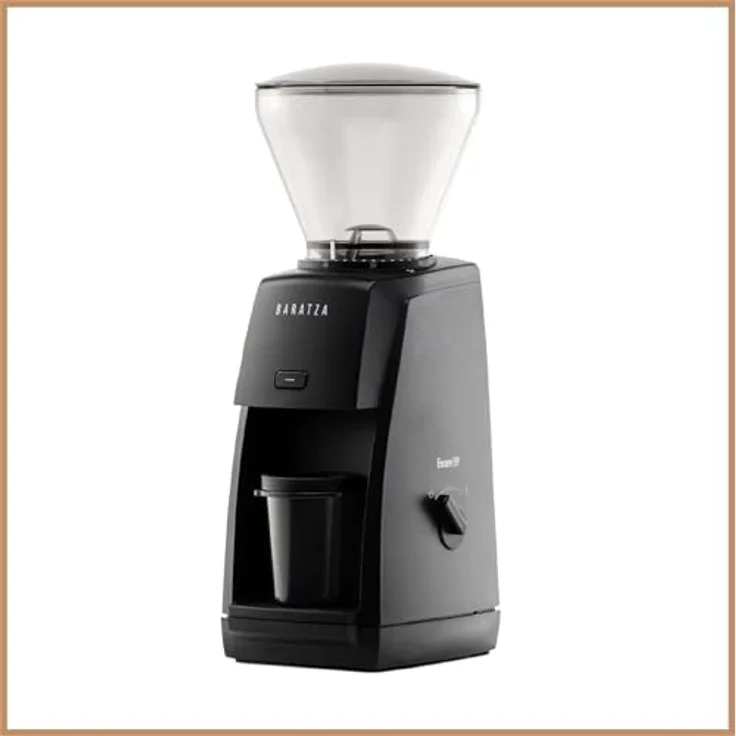 Baratza Encore ESP 230V, Elektrische Kaffeemühle mit zweistufigem Mahlwerk für Espresso und Filterkaffee, Schwarz – Bild 1