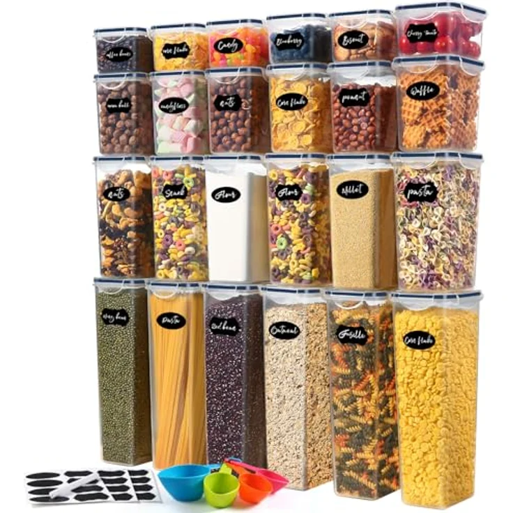 YASHE Vorratsdosen Set, luftdicht, 10 Stück à 1.5L, BPA-freier Kunststoff – Bild 9