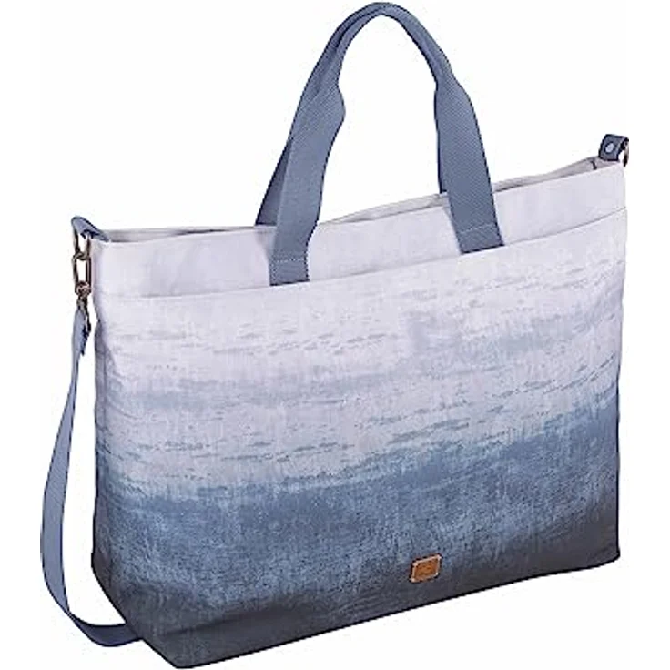 camel active Fargo Shopper Tasche, geräumig mit Reißverschlussfach, 46,5 cm, violett – Bild 1