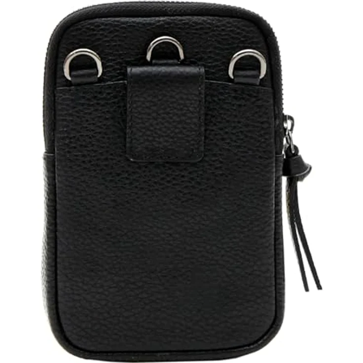 Braun Büffel Umhängetasche Novara, Smartphonefach, Schwarz – Bild 2