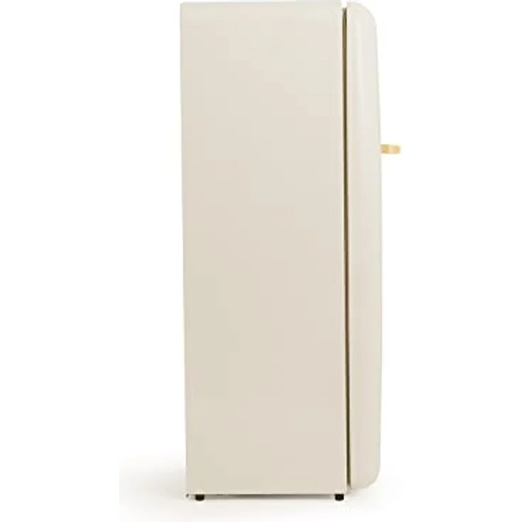CREATE RETRO FRIDGE 150 WOOD, Kühlschrank mit Gefrierfach 281L in Cremeweiß, 3 Ablagen, niedriger Energieverbrauch, 150cm, Temperaturregelung – Bild 3