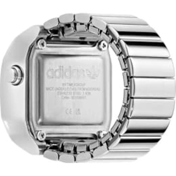 adidas Originals Digital Two Ring Damen Armbanduhr, silber, Edelstahl, digitales LCD-Display, 3-Bar Wasserresistenz – Bild 3