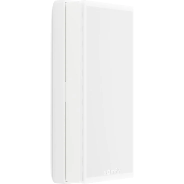 SOMFY Sunteis Solar io, Solarbetriebener Funksensor für Helligkeit und Temperatur, einfache Installation, diskretes Design